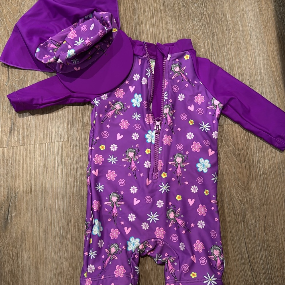 Up And Fast 3-6 Month Swimsuit